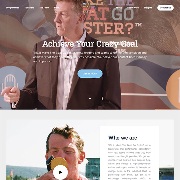 Willit make the boat go faster