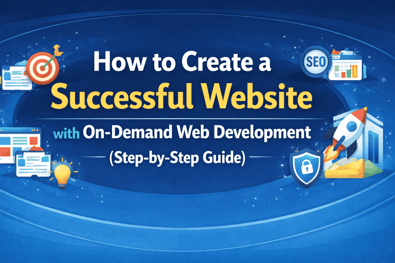 How to Create a Successful Website with On-Demand Web Development (Step-by-Step Guide)