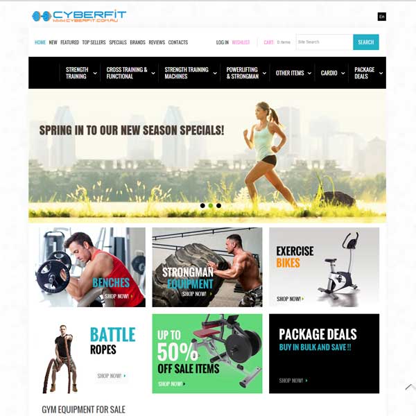 Cyberfit Gym Equipments